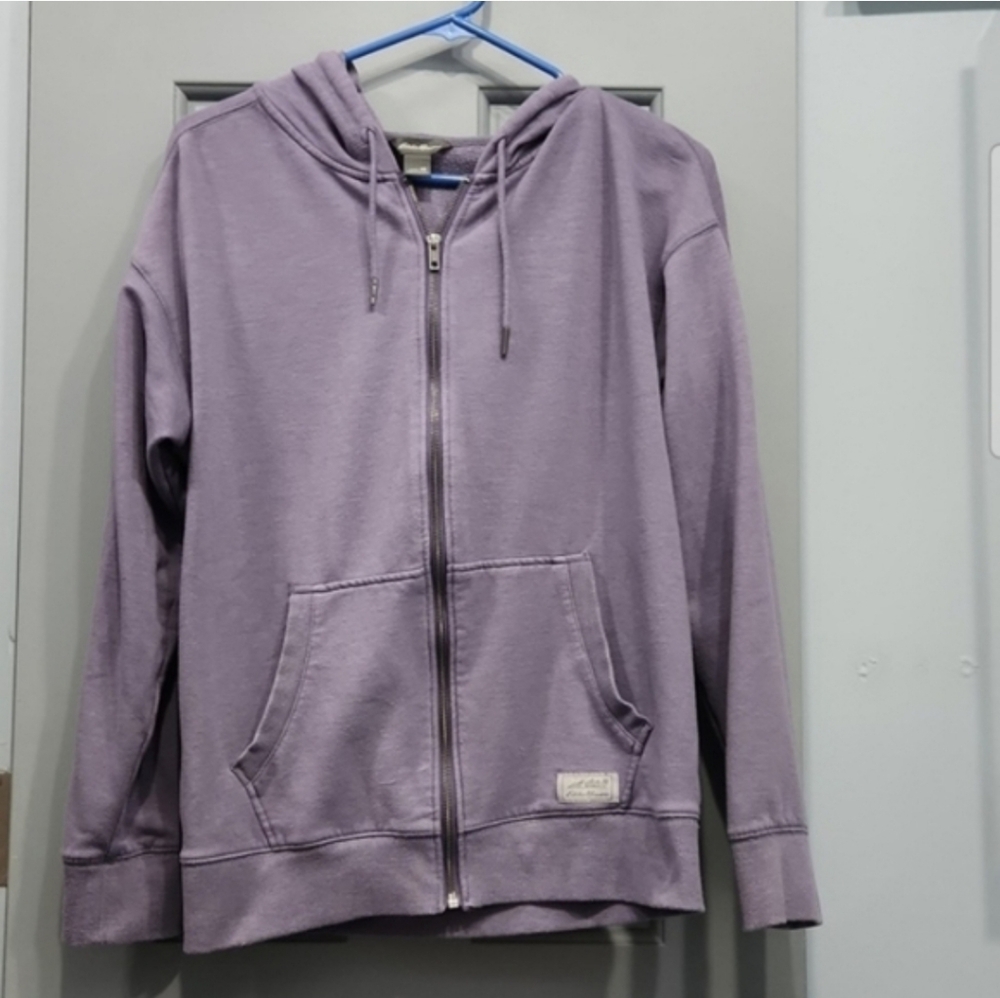 Eddie Bauer Cozy Camp Full Zip Hoodie Boysenberry Purple XS